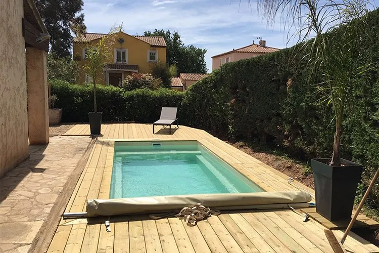 piscine terrasse bois